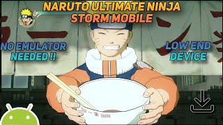 New 🔥 Naruto Ultimate Ninja Strom Mobile | No Emulator Needed | Even On Low End Device | screenshot 5