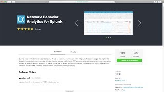 Network Behavior Analytics for Splunk