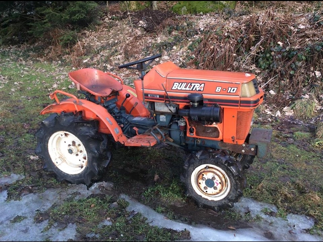 KUBOTA B-10 Bulltra Small Tractor - YouTube