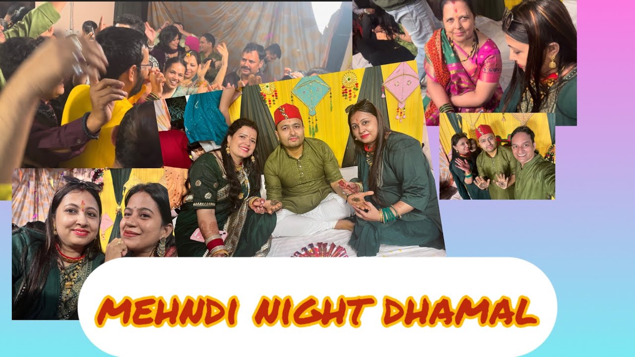 mehndi ke function me family k sath kiya dhamal💃💃