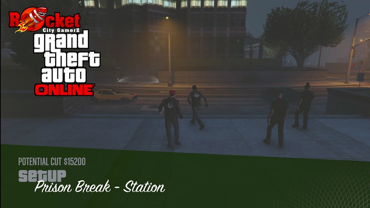 Prison Break Station Heist | KUFFS Crew Heist Missions | GTA Online
