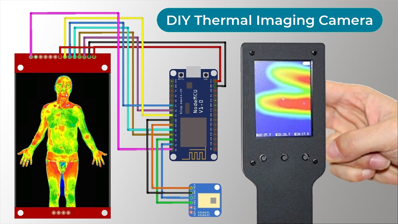 D??tection pr??cise de la temp??rature avec capteur thermique infrarouge  AMG8833