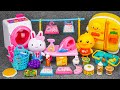 Satisfying with Unboxing Pink Bunny Laundry Toy, Duck Refrigerator Toy Collection ASMR | Review Toys