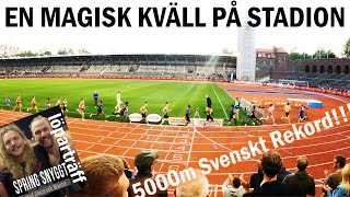 Spring snyggt löparkväll featuring adidas spåret 5000 - Svenskt rekord av Andreas Almgren