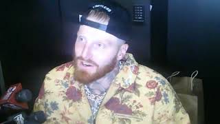 Raiders DE Maxx Crosby Post Win Over Miami Locker Room