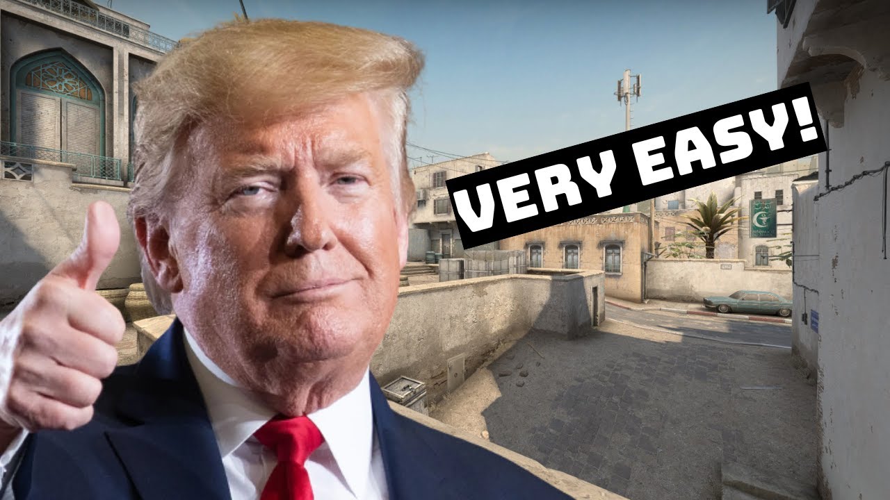 DONALD TRUMP JOGANDO CS:GO - YouTube