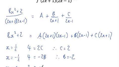 7 Year 13 A Level Maths - Integration using partial fractions