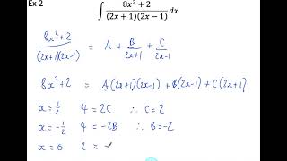 7 Year 13 A Level Maths - Integration using partial fractions