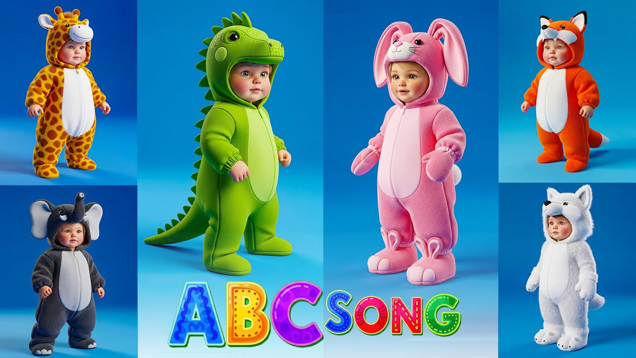 The ABC Song | Learn A to Z Alphabet for Kids | Cute Baby Animals - YouTube