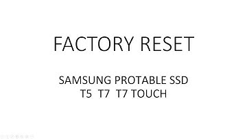 How to reset your samsung SSD T5 , T7 ,T7 Touch | cách đặt lại mật khẩu ổ cứng samsung SSD T5 T7