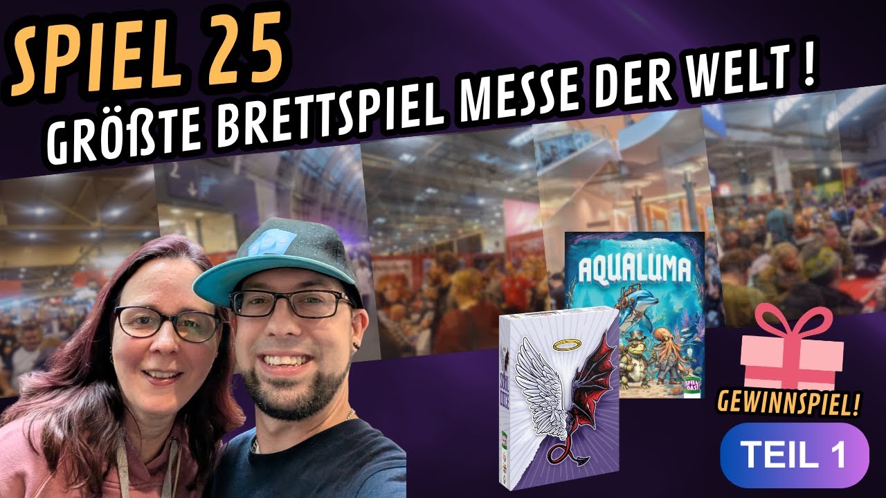 🎲 EXKLUSIV auf der SPIEL 25! Die heißesten Brettspiel-Neuheiten + Gewinnspiel | Teil 1