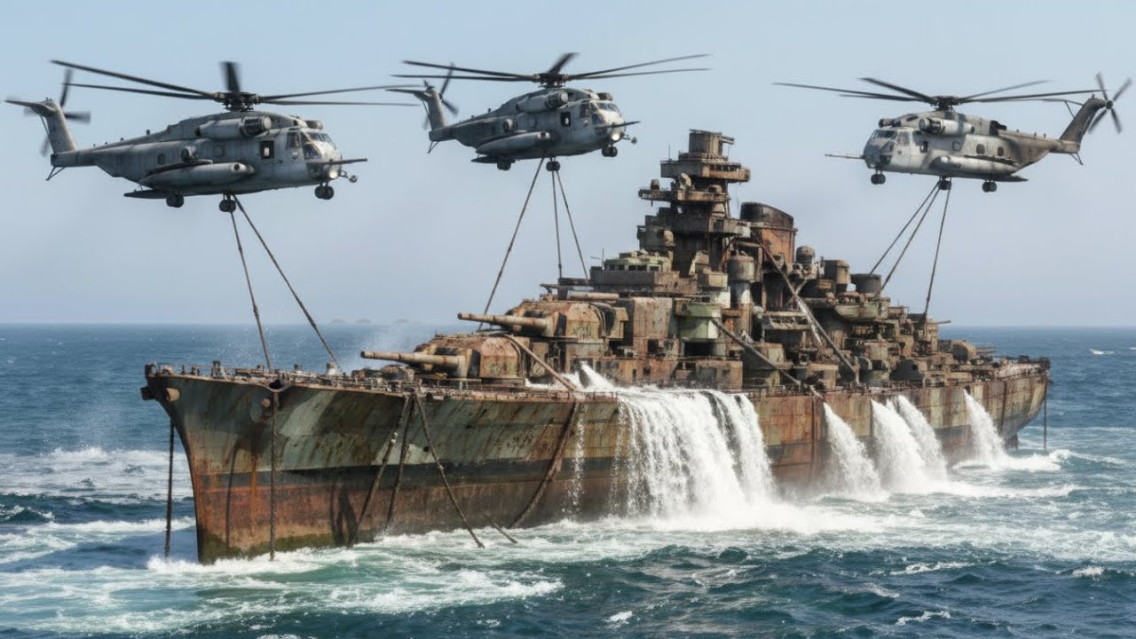 Legendary Salvage Restoring the Super Battleship Yamato Rising from the Ocean Floor After a Century