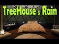 🎧 Spend A Rainy Day In This Epic Treehouse Getaway | Ambient Noise For Sleep, Relaxation &amp; Studying