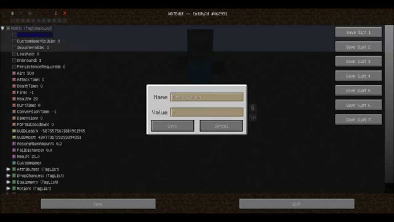 Hogyan írjunk színesen a Minecraftban?(1.6.4 Forge NBT Edit Mod ...