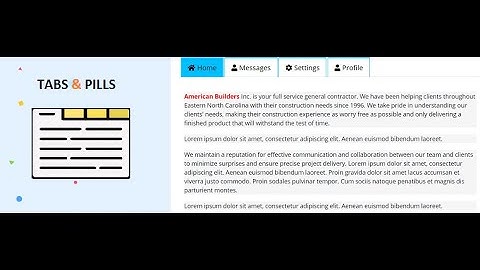 Tabs & Pills ( WordPress Plugin )
