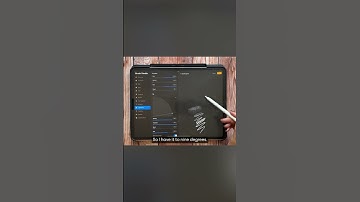Tilt in Apple Pencil Settings #shorts #applepencil #procreate