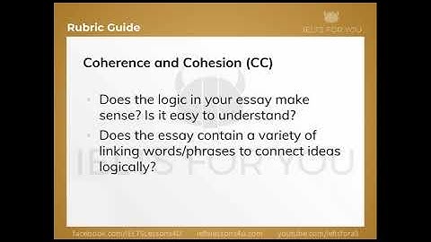 IELTS Writing Course 1.1 - Task 2 Rubric Guide