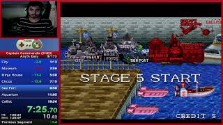 Speedrun Captain Commando (SNES) - 1P Easy (19:29)