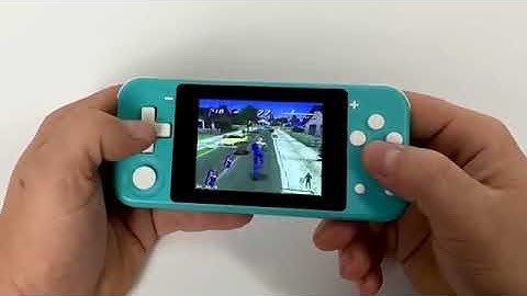 The PowKiddy Q90 A Switch Lite Retro Handheld Bootleg Clone   LD300