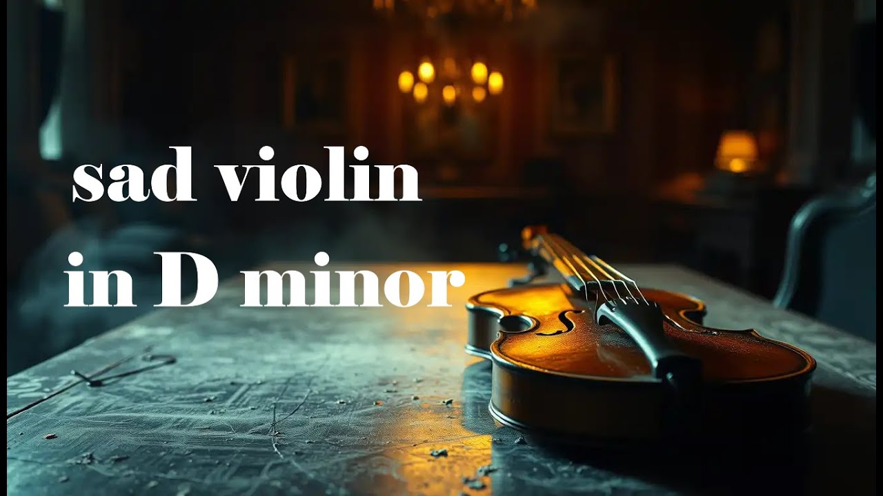 sad violin in D minor