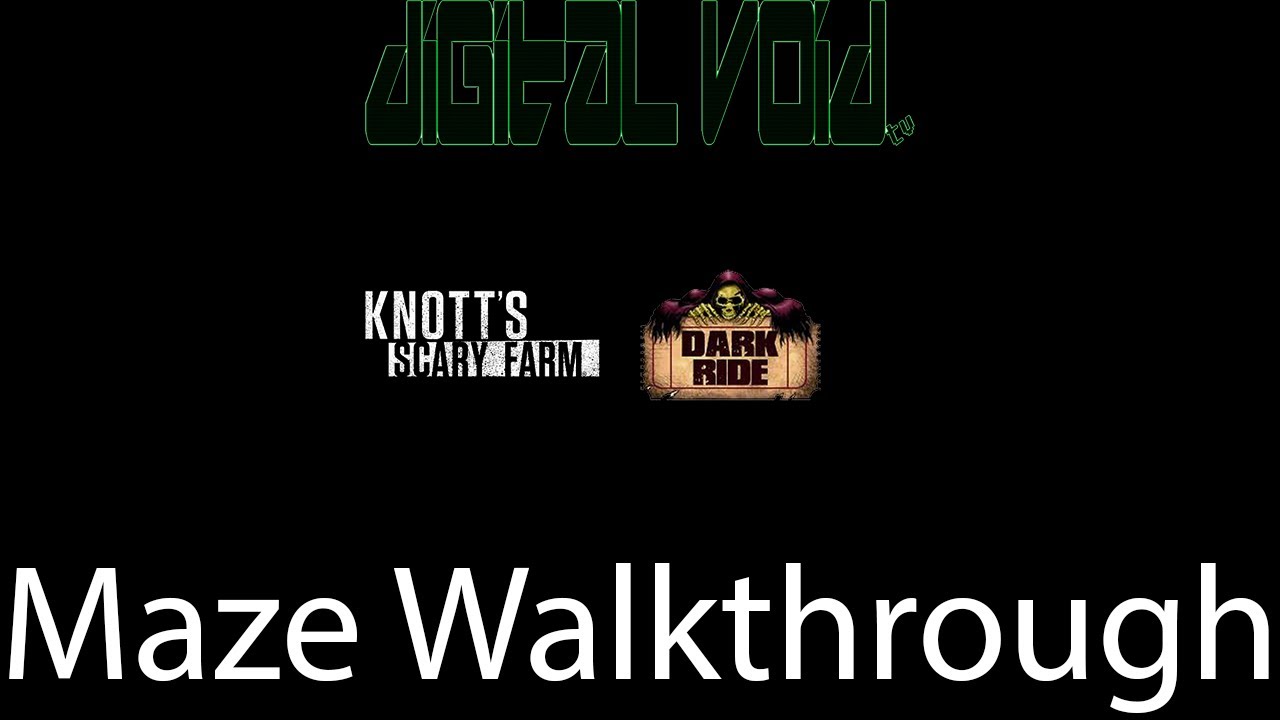 Dark Ride Walkthrough Knott's Scary Farm 2019