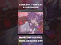 [TIME LAPSE] Banzoin Hakka Card Art &ndash; Holostars Fan art #PIHAKKASSO #holostars #cardfightvanguard