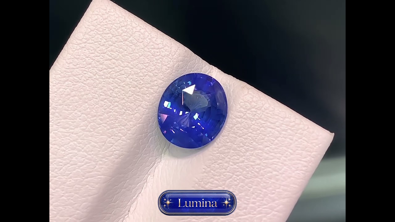 Cornflower Blue Sapphire 2.66ct / 矢车菊蓝宝石- YouTube