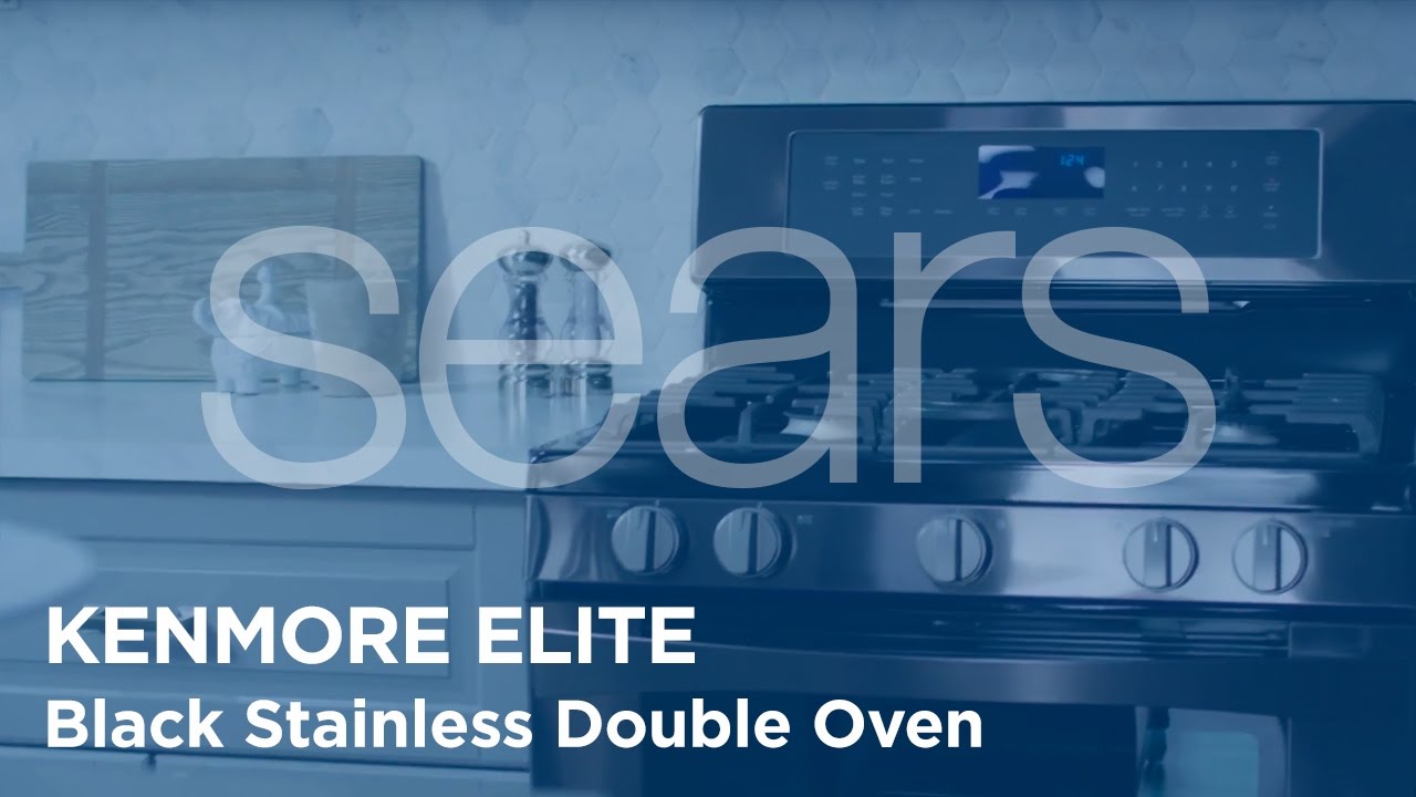 Kenmore Elite - Black Stainless Double Oven