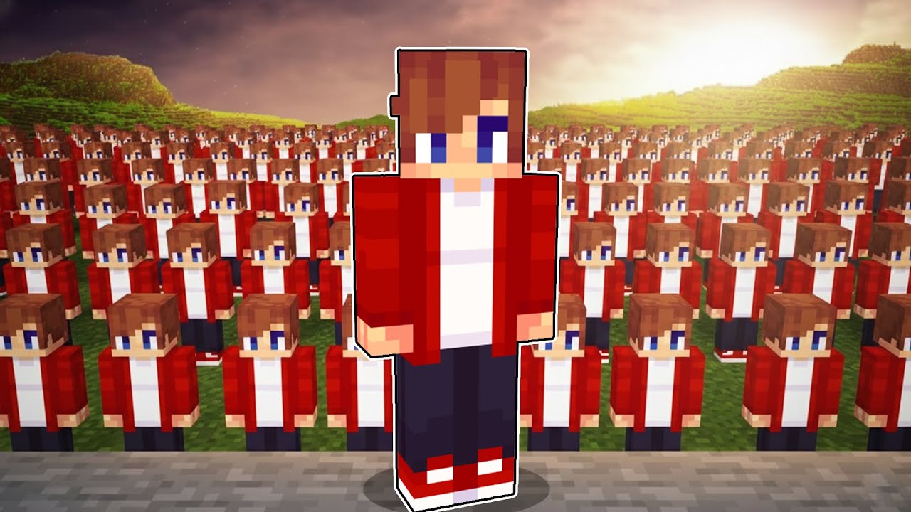 Minecraft, But I Have 10,000 CLONES!