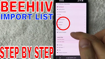 ✅  How To Import Email Subscriber List To BeeHiiv 🔴