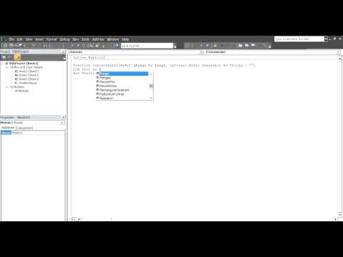 VBA Range Object