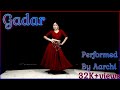 Gadar | Sapna choudhary New Song | Haryanvi song | Dance Performed By Aarchi | Trending Song 2024