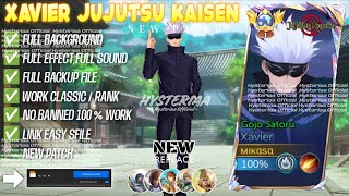 Script Skin Xavier Jujutsu Kaisen - Gojo Satoru No Password Full Effect & Sfx Update