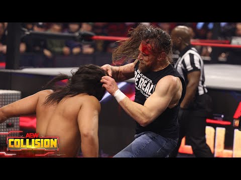 BUNKHOUSE BRAWL! Danielson & Castagnoli vs Takeshita & ROH TV Champ Fletcher | 4/20/24 AEW Collision