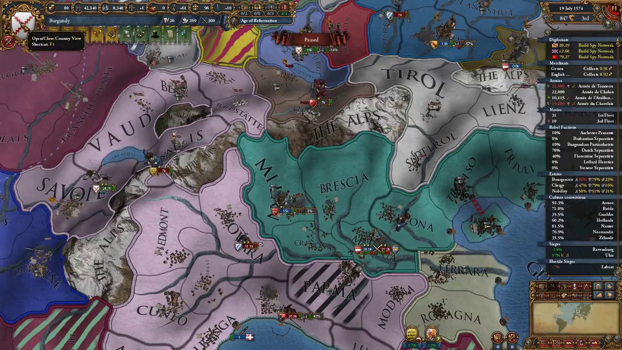 Play this f*n game! EU4 Burgundy 38 YouTube