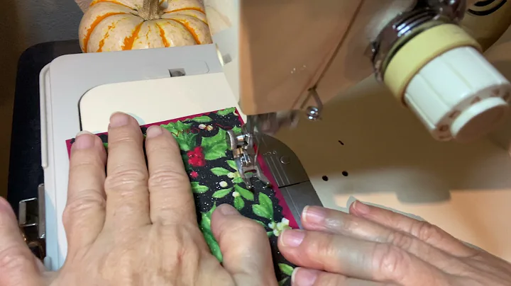 How to Make a Christmas Thank You Card Using Fabri...