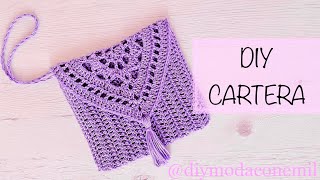 Tejer fácil cartera a crochet paso a paso