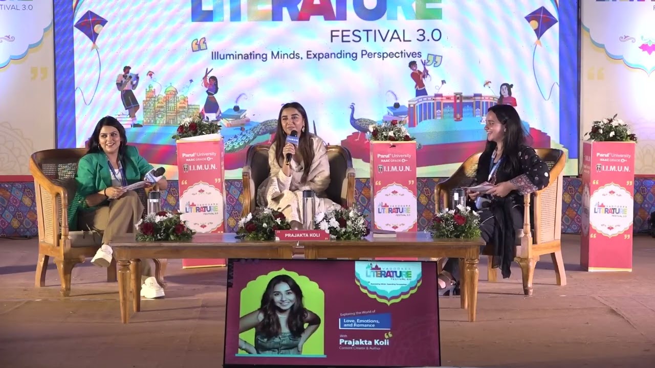Prajakta Koli’s Inspiring Journey: From Radio Intern to Creator & Author | Vadodara Lit Fest 2025