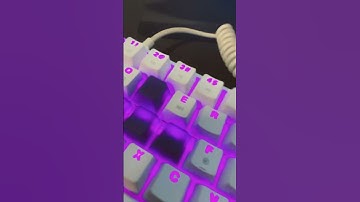 The difference between pbt Keycap and plastic key caps #keyboard #mnk #kbm