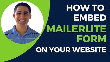 How to embed MailerLite form on other website builders (Pixpa, WordPress, etc)
