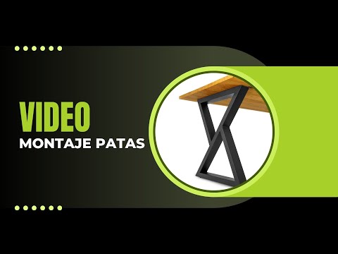 Patas Para mesa + Tirantes Extensibles