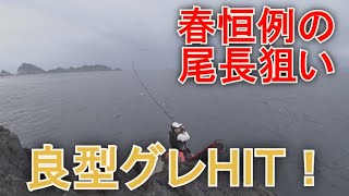 【磯フカセ釣り 春の尾長狙い釣行】2019年3月30日 二日釣りの予定が…時化で…