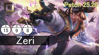 ADC ゼリ(Zeri) vsベイガー (Veigar) patch 25.20【LoL/League Of Legends】