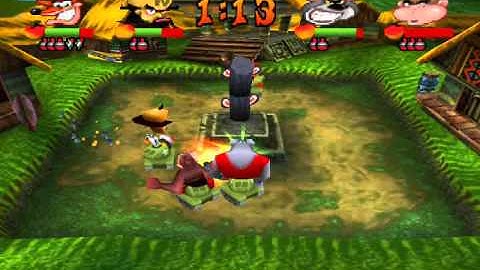 Crash Bash - 200% - #59 - Jungle Fox - Crystal Challenge