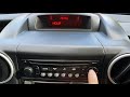 How to reset time /clock  on Peugeot/ Citroen