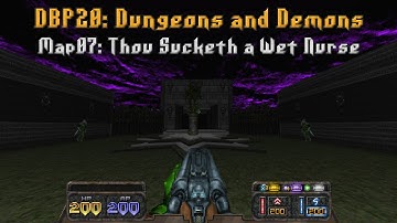 Doom 2 | DBP20: Dungeons & Demons + GMOTA | Map07: Thou Sucketh a Wet Nurse