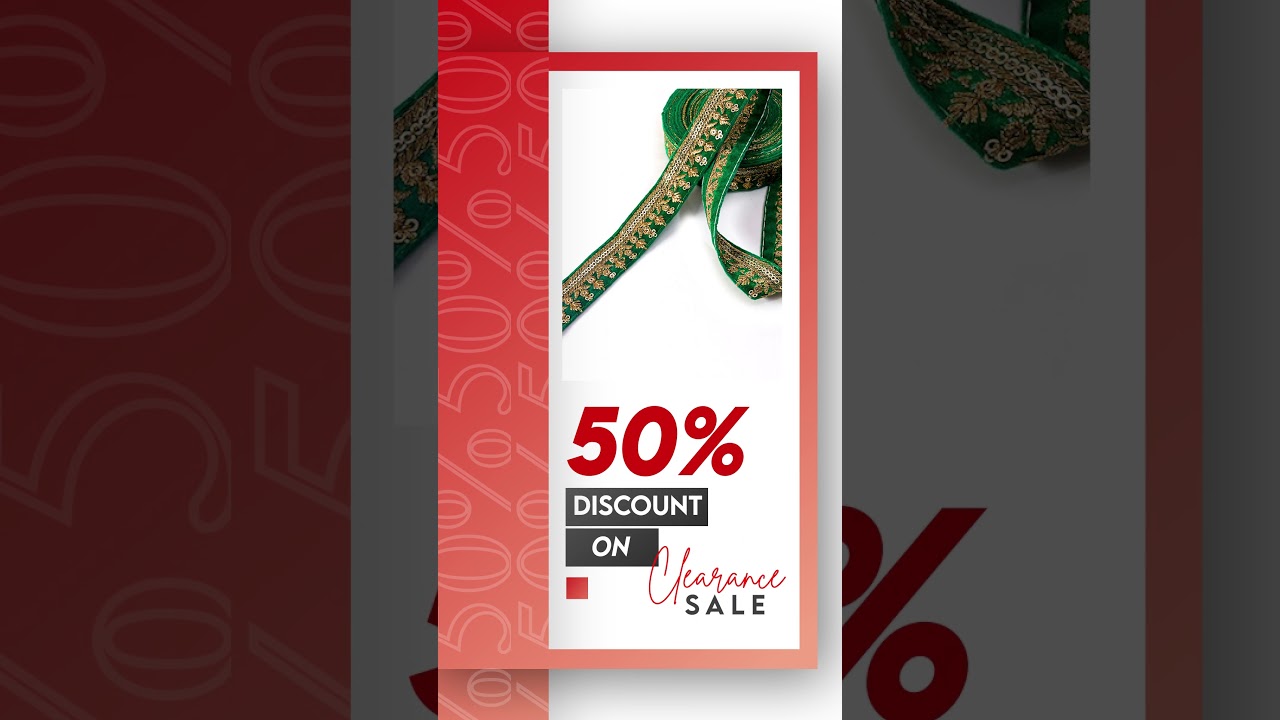 Clearance Sale by Designer Lace | 50% Discount 