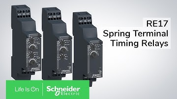 Easy and Time Saving Installation with Spring Terminal Timing Relays | Schneider Electric