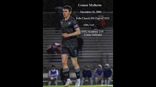 Connor Mulherin Class of 2025 Center Defender Soccer Highlights