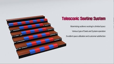 Telescopic Seating :: Retractable Seating System - HS TECH, Korea